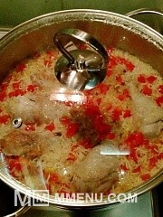 Приготовление блюда по рецепту - Arroz con Polo (Рис с цыплёнком). Шаг 6