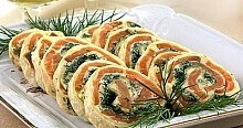 Рецепт - Рулет с форелью