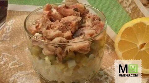 Рыбный салат "Слоёный" Рыбный салат "Слоёный"