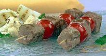 Рецепт - Шашлык из баранины с помидорами