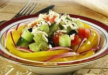 Рецепт - Греческий салат (2)