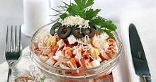 Рецепт - Салат с копченой курицей
