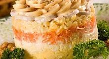 Рецепт - Салат слоеный с курицей (2)