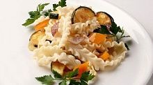 Рецепт - Макароны с овощами