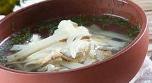 Рецепт - Суп-лапша домашняя с курицей и грибами