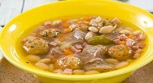 Рецепт - Пучеро (суп с фрикадельками по-испански)