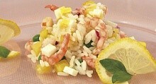 Рецепт - Салат с креветками и лимоном (2)