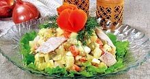Рецепт - Салат с курицей