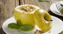 Рецепт - Печеные яблоки с ореховой начинкой