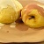 Печеные яблоки с кремом