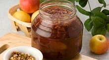 Рецепт - Варенье из клюквы и яблок на меду