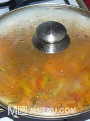 Приготовление блюда по рецепту - Морковь с луком и сладким перцем. Шаг 7