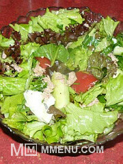 Приготовление блюда по рецепту - Летний салат с тунцом и авокадо. Шаг 5