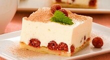 Рецепт - Пирожное с ванильным суфле