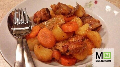 Жаркое со свиными рёбрышками Жаркое со свиными рёбрышками