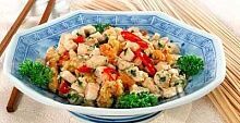 Рецепт - Жареный цыпленок с грецкими орехами