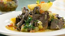Рецепт - Рагу из субпродуктов с овощами