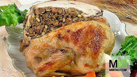 Цыпленок фаршированный Цыпленок фаршированный