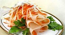 Рецепт - Салат из кольраби и моркови