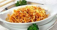 Рецепт - Жареные кальмары с сельдереем