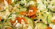 Рецепт - Салат из цуккини с орехами