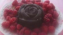 Рецепт - Шоколадно- клубничная роза