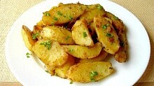 Рецепт - Румяная картошечка в духовке, удачный рецепт для вкусного обеда или ужина
