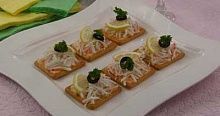 Рецепт - Крекеры с крабовым мясом (2)
