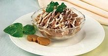 Рецепт - Салат с языком и грибами