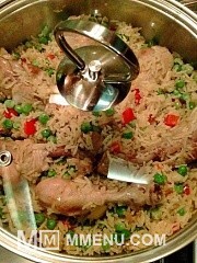 Приготовление блюда по рецепту - Arroz con Polo (Рис с цыплёнком). Шаг 8