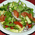 Салат с авокадо, помидорами и огурцом
