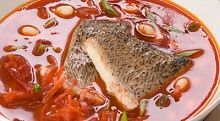Рецепт - Борщ с рыбой и фасолью