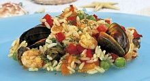 Рецепт - Паэлья с морепродуктами