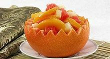 Рецепт - Грейпфрутовые корзинки с фруктами