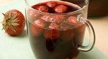 Рецепт - Компот из клубники с черешней