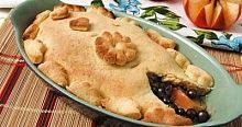 Рецепт - Пирог с яблоками и черной смородиной