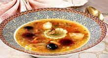 Рецепт - Солянка рыбная с грибами