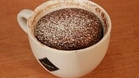 Шоколадное суфле в чашке