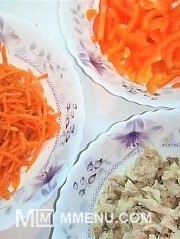 Приготовление блюда по рецепту - Вкусный салат Мексика. со стола разметается первым. Шаг 1