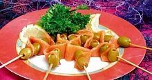 Рецепт - Закуска из копченой рыбы