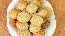Рецепт - Кокосовое печенье - видео рецепт 
