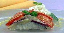 Рецепт - Треска, запеченная с салями