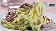 Рецепт - Спагетти карбонара