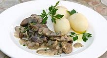 Рецепт - Почки бараньи в соусе с вином