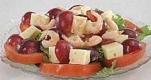 Рецепт - Салат из винограда и сыра
