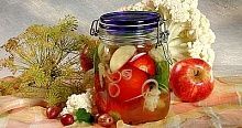 Рецепт - Ассорти в яблочном уксусе