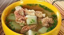 Рецепт - Суп из свиных ребрышек с картофелем