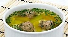 Рецепт - Суп с мясными фрикадельками и тыквой