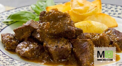 Мясо небольшими кубиками "Мария" Мясо небольшими кубиками "Мария"
