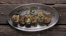 Рецепт - Рулетики из Баклажан с орехами 